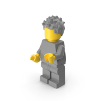 Lego Minifigure Male Walking PNG & PSD Images
