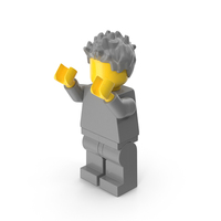 Minifigure Male Arms Up PNG & PSD Images