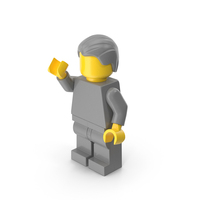 Lego Minifigure Male Arm Up PNG & PSD Images