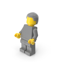 Lego Minifigure Male Bent Up PNG & PSD Images