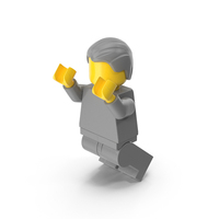 Lego Minifigure Male Jumping PNG & PSD Images