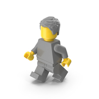 Lego Minifigure Male Walking PNG & PSD Images