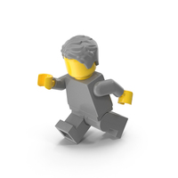 Lego Minifigure Male Running PNG & PSD Images
