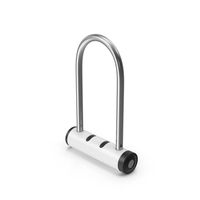 White Bicycle Padlock PNG & PSD Images