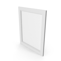 White Wood Photo Frame PNG & PSD Images