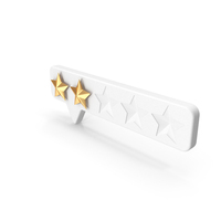Rating Tab Two Stars PNG & PSD Images