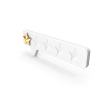 Rating Tab One Star PNG & PSD Images