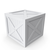 Wooden Shipping Box Wooden Crate White PNG & PSD Images