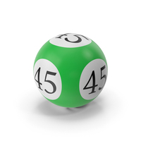 Bingo Ball 45 PNG & PSD Images