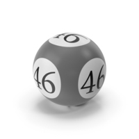 Bingo Ball 46 PNG & PSD Images