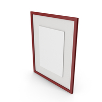 Red Art Picture Frame PNG & PSD Images