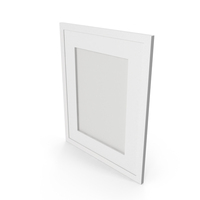 White Art Photo Frame PNG & PSD Images