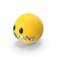 Zipper Mouth Emoji PNG & PSD Images