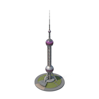 Shanghai Oriental Pearl Tower PNG & PSD Images