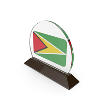 Guyana Flag Trophy PNG & PSD Images
