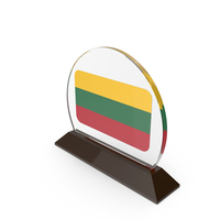 Lithuania Flag Trophy PNG & PSD Images