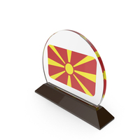 Macedonia Flag Trophy PNG & PSD Images