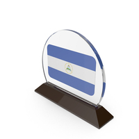 Nicaragua Flag Trophy PNG & PSD Images