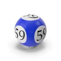 Bingo Ball 59 PNG & PSD Images