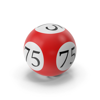 Bingo Ball 75 PNG & PSD Images