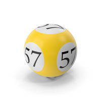 Bingo Ball 57 PNG & PSD Images