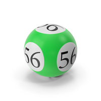 Bingo Ball 56 PNG & PSD Images