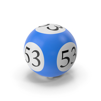 Bingo Ball 53 PNG & PSD Images