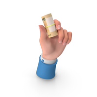 100 Singapore Dollar Roll Holding Hand PNG & PSD Images