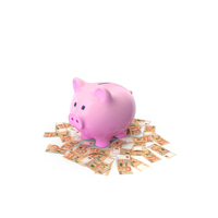 Piggy Bank Save Ground 100 Singapore Dollar PNG & PSD Images