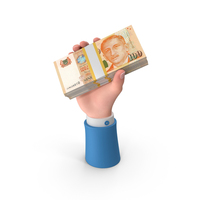 Raising Hand Win Singapore Dollar Money PNG & PSD Images