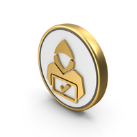 Incognito Hacker Tick Coin PNG & PSD Images