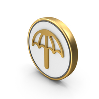 Save Umbrella Symbol Coin PNG & PSD Images