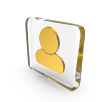 User Web Employee Glass Cube PNG & PSD Images