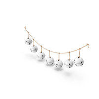 Round Christmas Bells Garland PNG & PSD Images