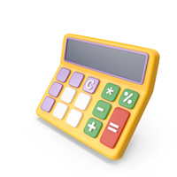 Calculator Cartoon PNG & PSD Images