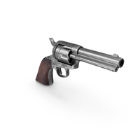Colt 1873 Single Action Army 4 3/4 Barrel With Cartridges PNG & PSD Images