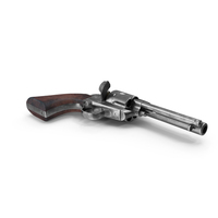 Colt 1873 Single Action Army 4 3/4 Barrel With Cartridges PNG & PSD Images