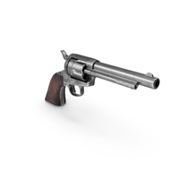Colt 1873 Single Action Army 5 1/2 Barrel With Cartridges PNG & PSD Images
