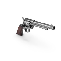 Colt 1873 Single Action Army 5 1/2 Barrel With Cartridges PNG & PSD Images