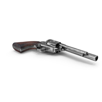 Colt 1873 Single Action Army 5 1/2 Barrel With Cartridges PNG & PSD Images