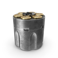 Colt Cylinder Single Action Army With Cartridges PNG & PSD Images