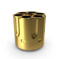 Colt Cylinder Single Action Army Without Cartridges Gold PNG & PSD Images