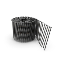 Coiled Nails Gray PNG & PSD Images