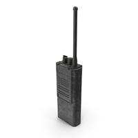 Miner Portable Walkie Talkie Dirty PNG & PSD Images