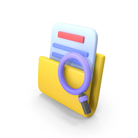 Search Folder Icon PNG & PSD Images