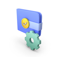 Wallet Settings Icon PNG & PSD Images