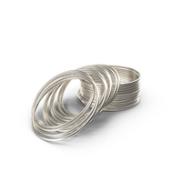 Silver Traditional Bangles PNG & PSD Images