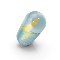Energy Capsule Blue Cartoon PNG & PSD Images