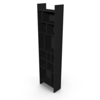 Black Bookcase PNG & PSD Images