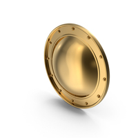Gold Buckler Shield PNG & PSD Images